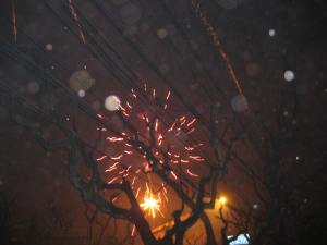 Spectacular fireworks on New Year´s Eve